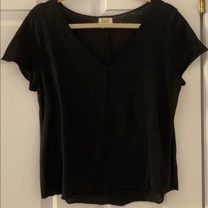 Black v-neck